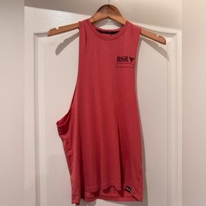 Under Armour Project Rock BSR Red Sleeveless Tank Top